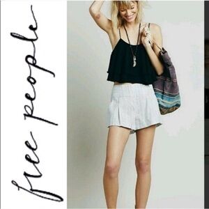 Free People Austin Striped High Waist Short NWT